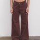 Tajo Wide Pants - Organic Cotton Cata Brown