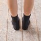 Buckle Overankle Socks - Black