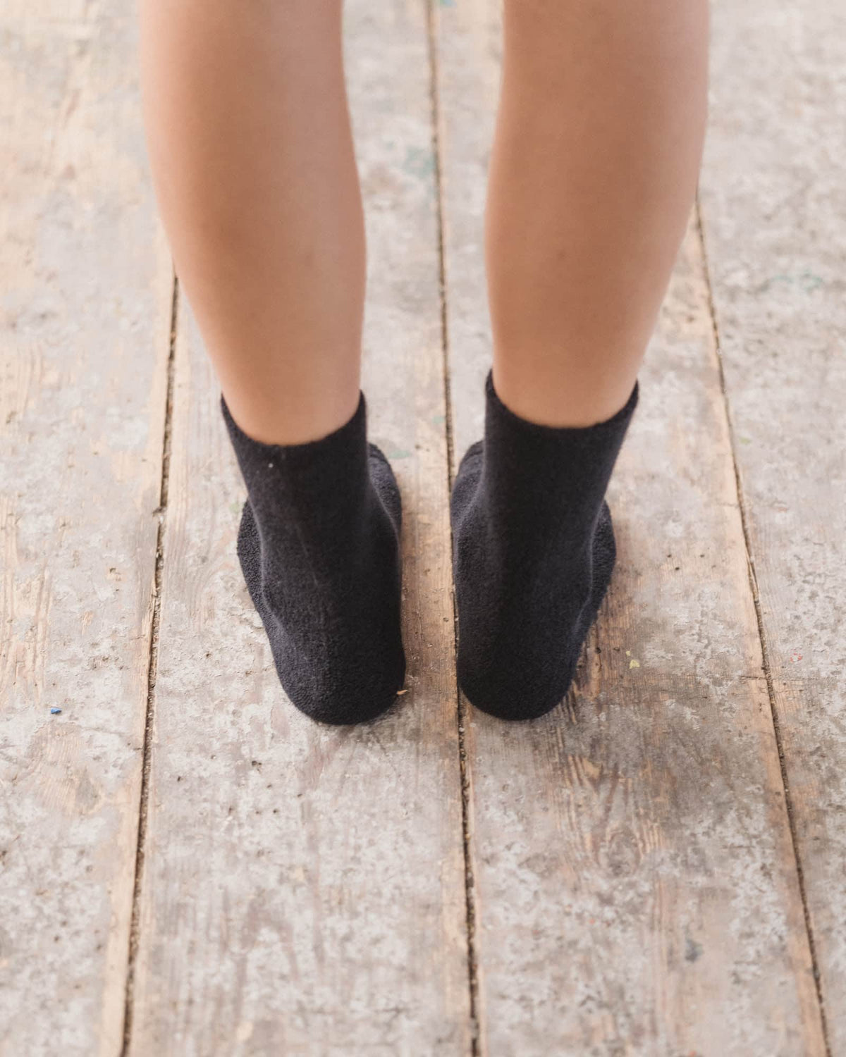 Buckle Overankle Socks - Black