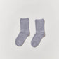 Buckle Overankle Socks - Grey Melange