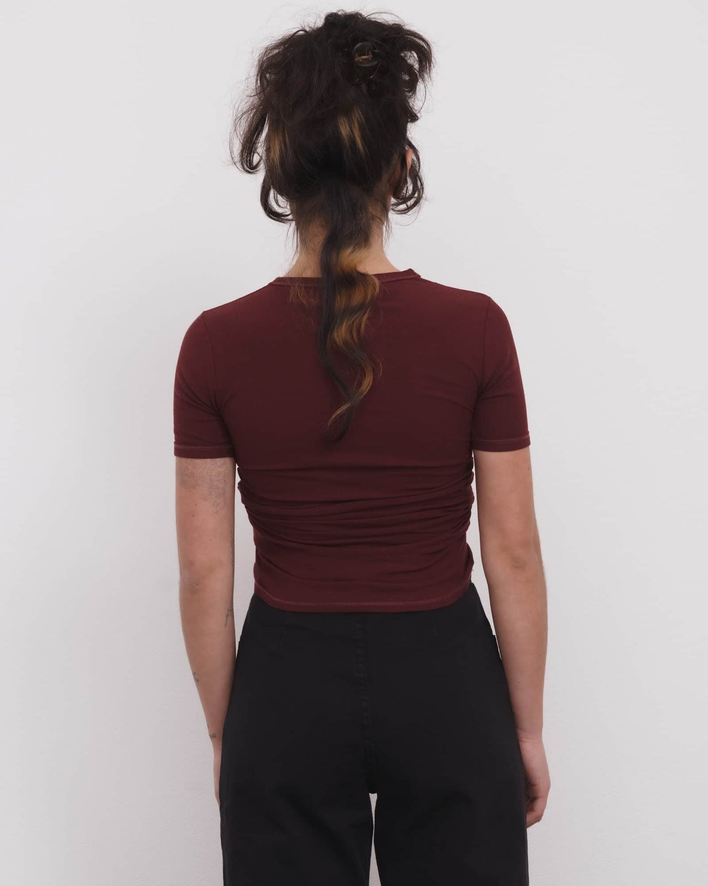 Heart Tee Shirt - Nara Red