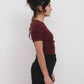 Heart Tee Shirt - Nara Red