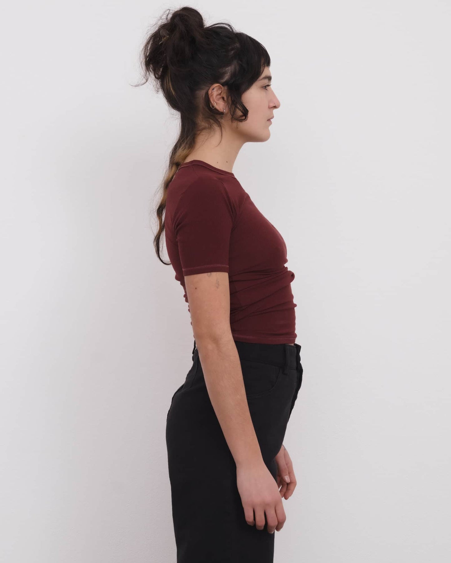 Heart Tee Shirt - Nara Red