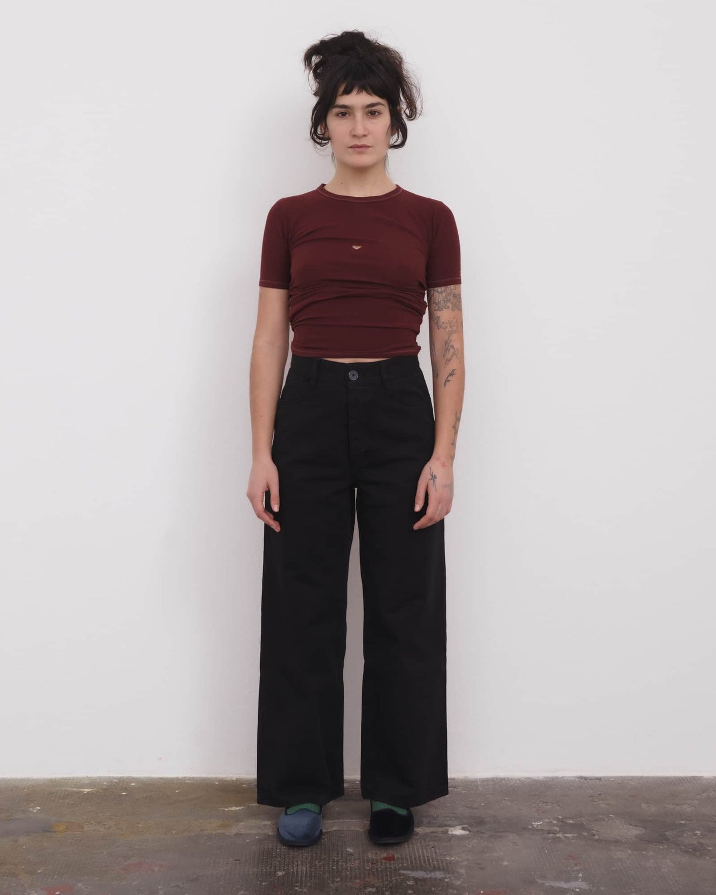 Heart Tee Shirt - Nara Red