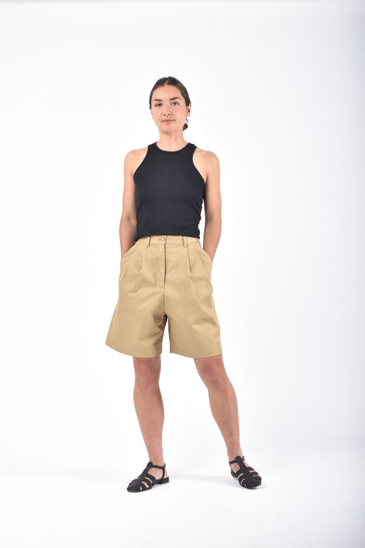 Boy Short - Camel