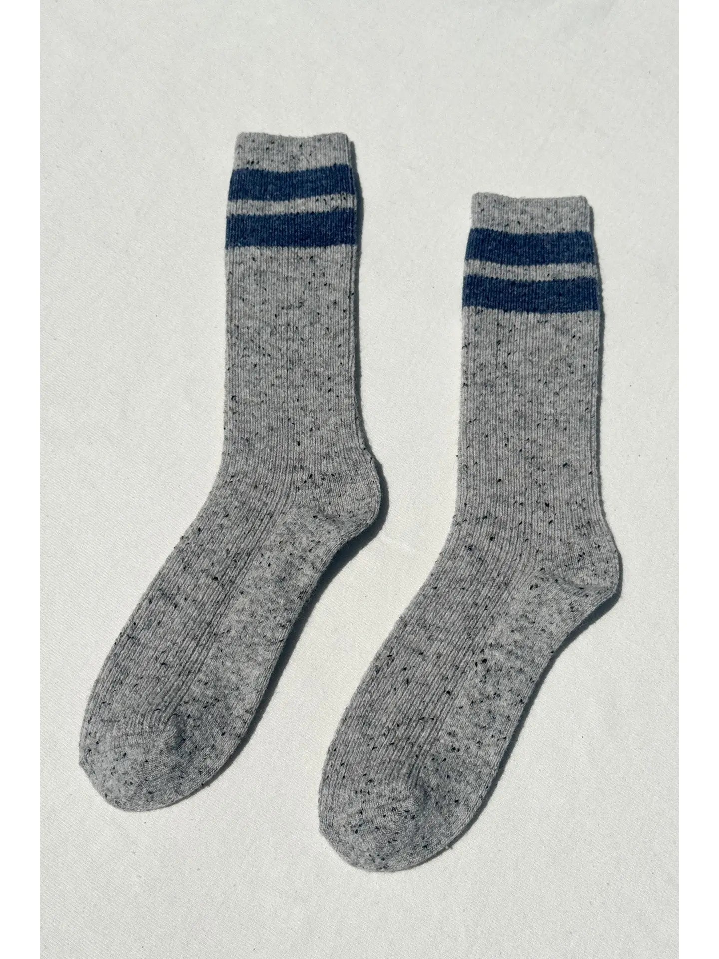 Snow Varsity Socks - Grey/Blue