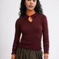 Piper Top - Oxblood