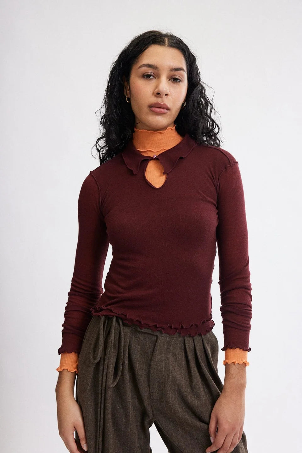 Piper Top - Oxblood