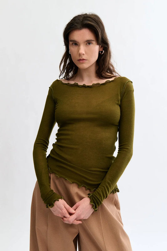 Jess Top - Dark Green