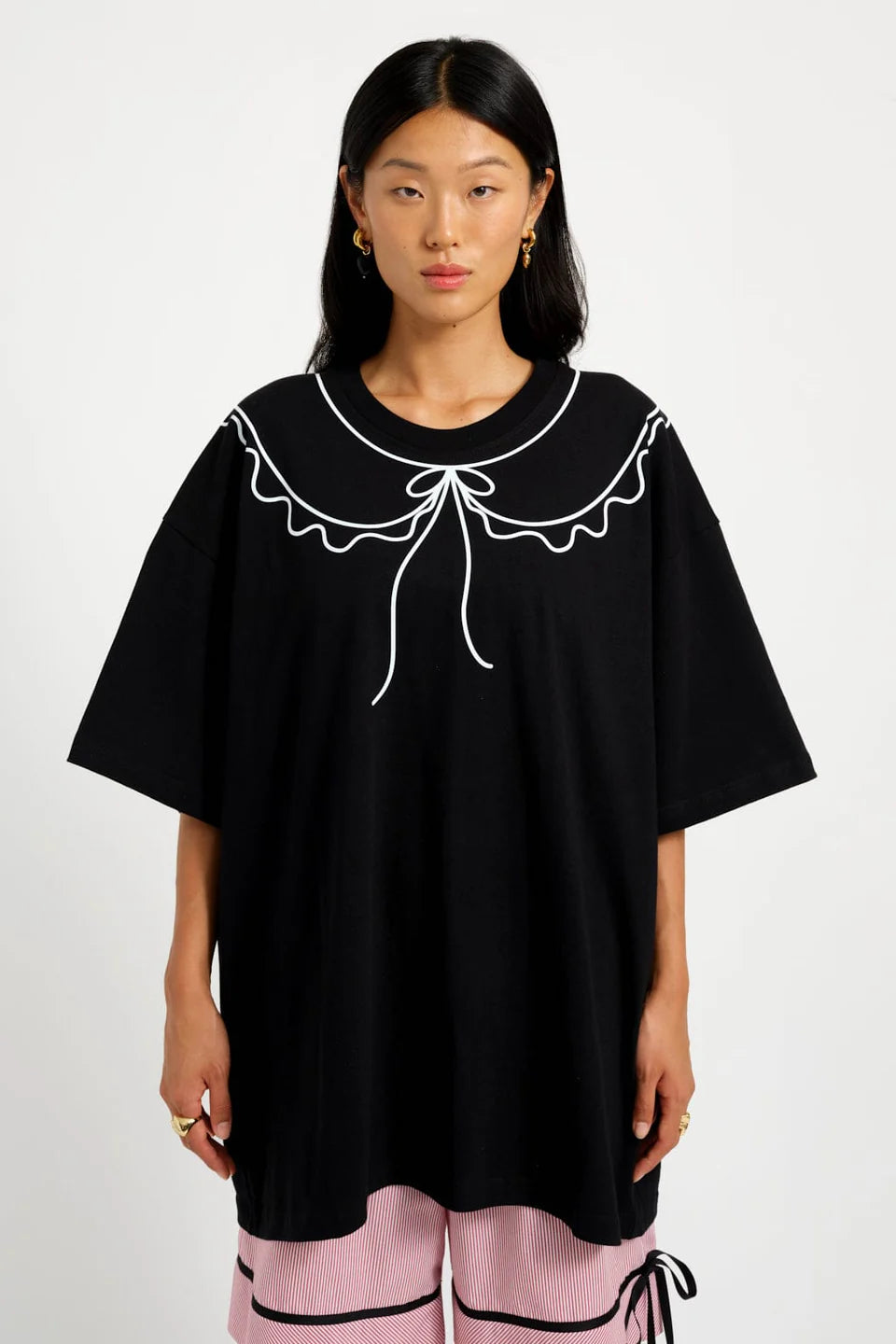 Trompe L'oeil T-Shirt Black