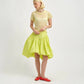 Short Sleeve Rib Tee - Butter Yellow