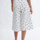 
Frances Short in cookies and cream polka dot styled with an Eliza Faulkner microknit top — slow fashion women's summer outfit at Ånde
