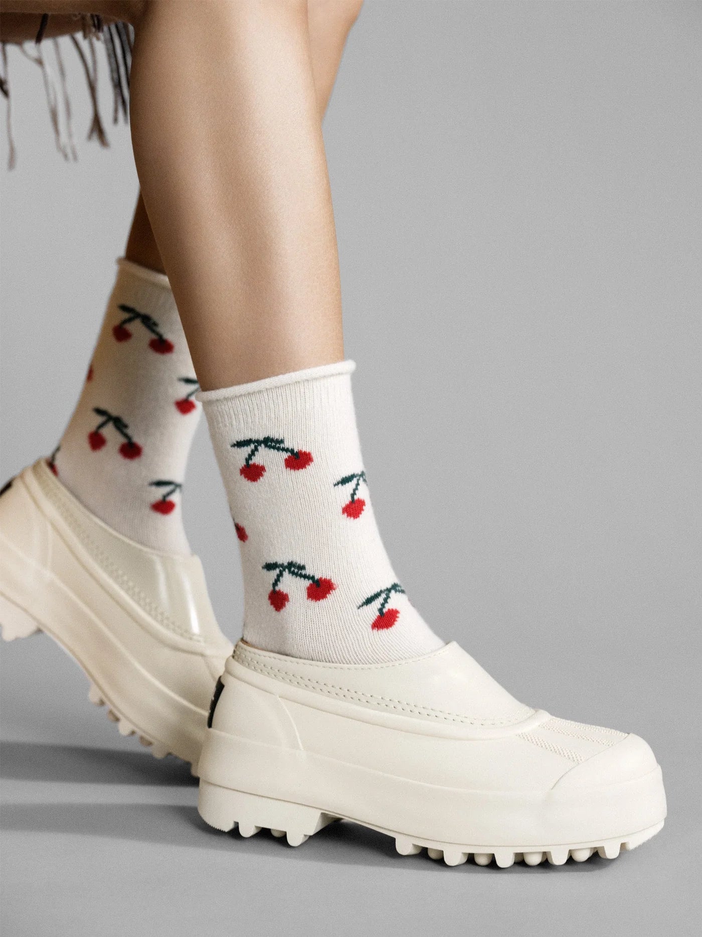 Cherry Bomb Cashmere Crew