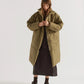 Floating Puffa Coat - Olive