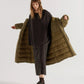 Floating Puffa Coat - Olive