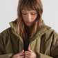Floating Puffa Coat - Olive