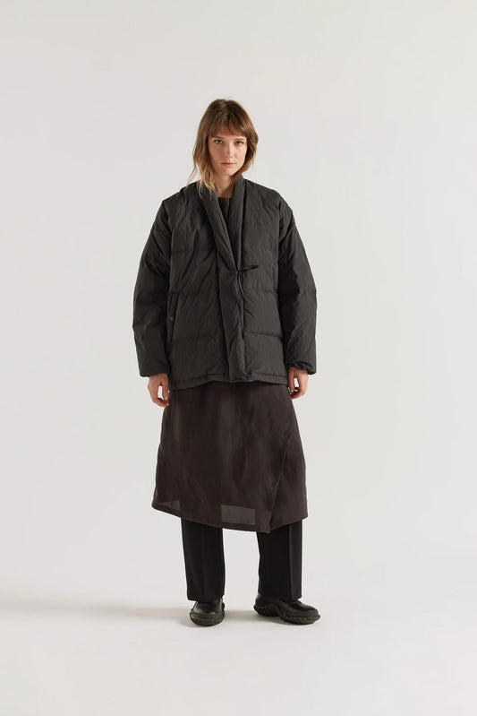 The Nimbus Kimono Jacket - Vintage Black
