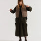Static Quilted Down Vest - Cocoa