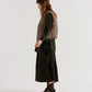 Static Quilted Down Vest - Cocoa