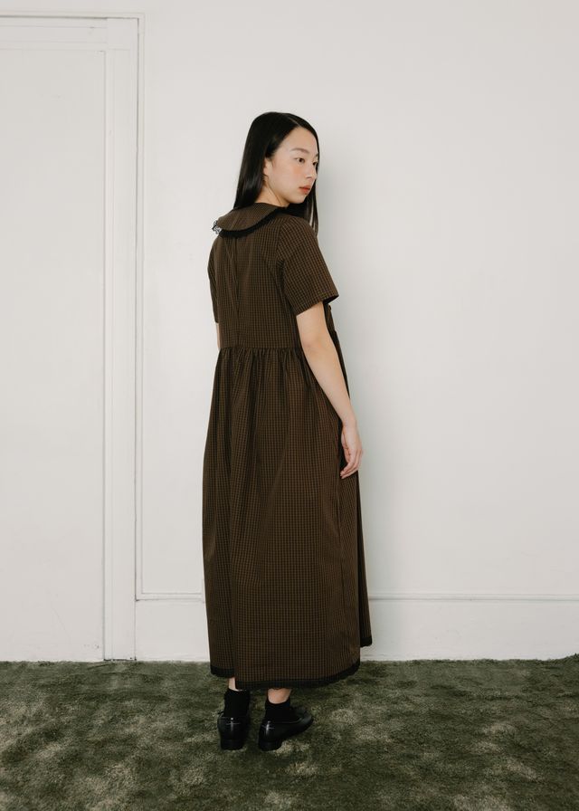 Shiloh Dress - Toasted Gingham