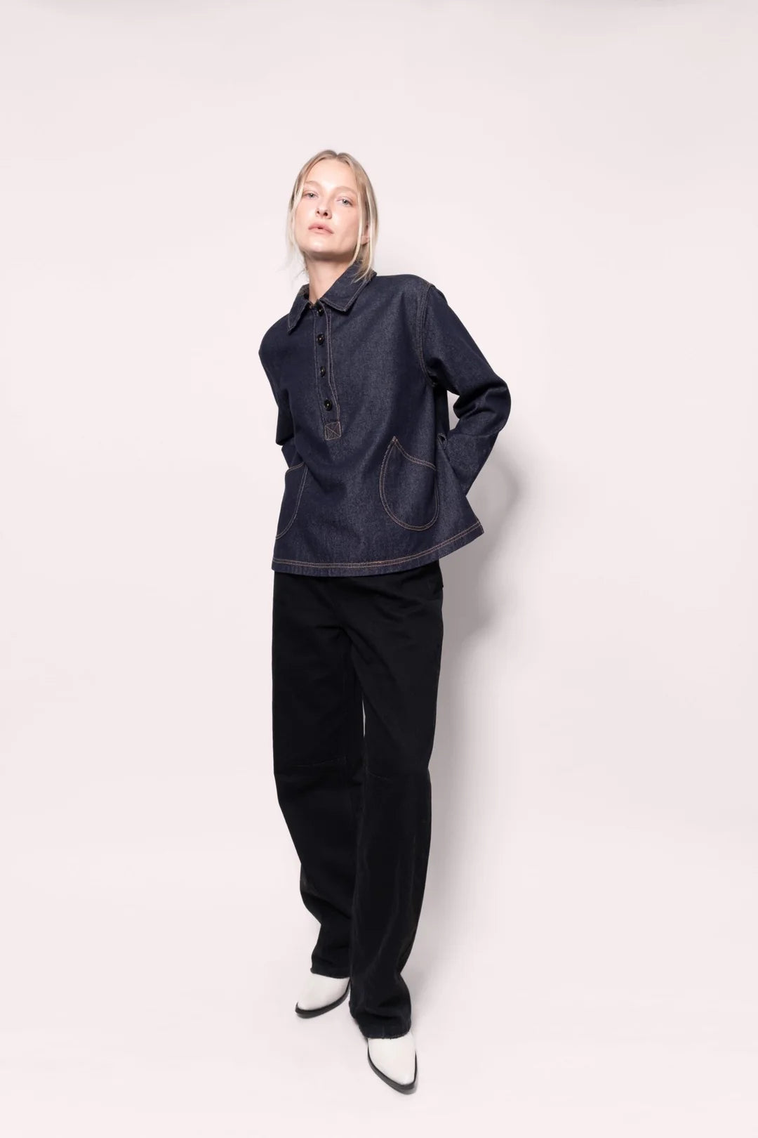 Ollie Denim in Dark Wash