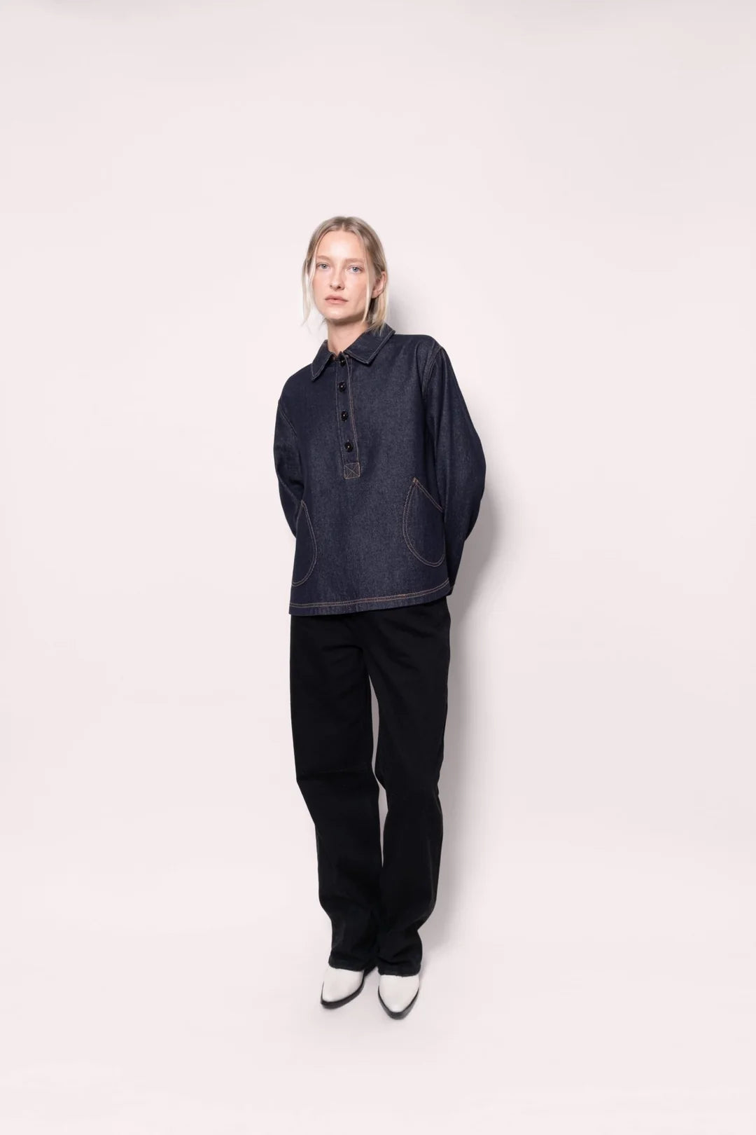 Ollie Denim in Dark Wash