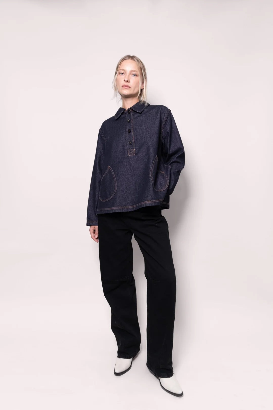Ollie Denim in Dark Wash