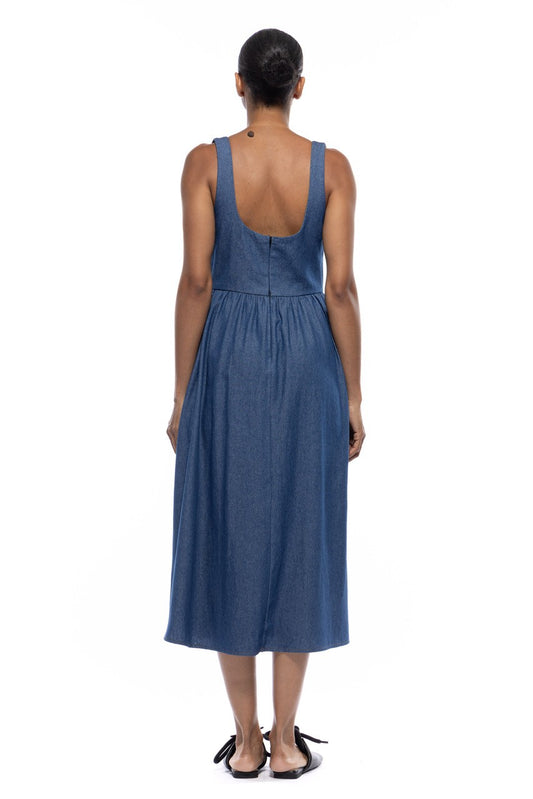 Rita Dress - Indigo