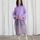Merino Mock Turtleneck - Lilac