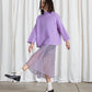 Merino Mock Turtleneck - Lilac