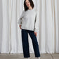 Relaxed Pullover - Cream Melange