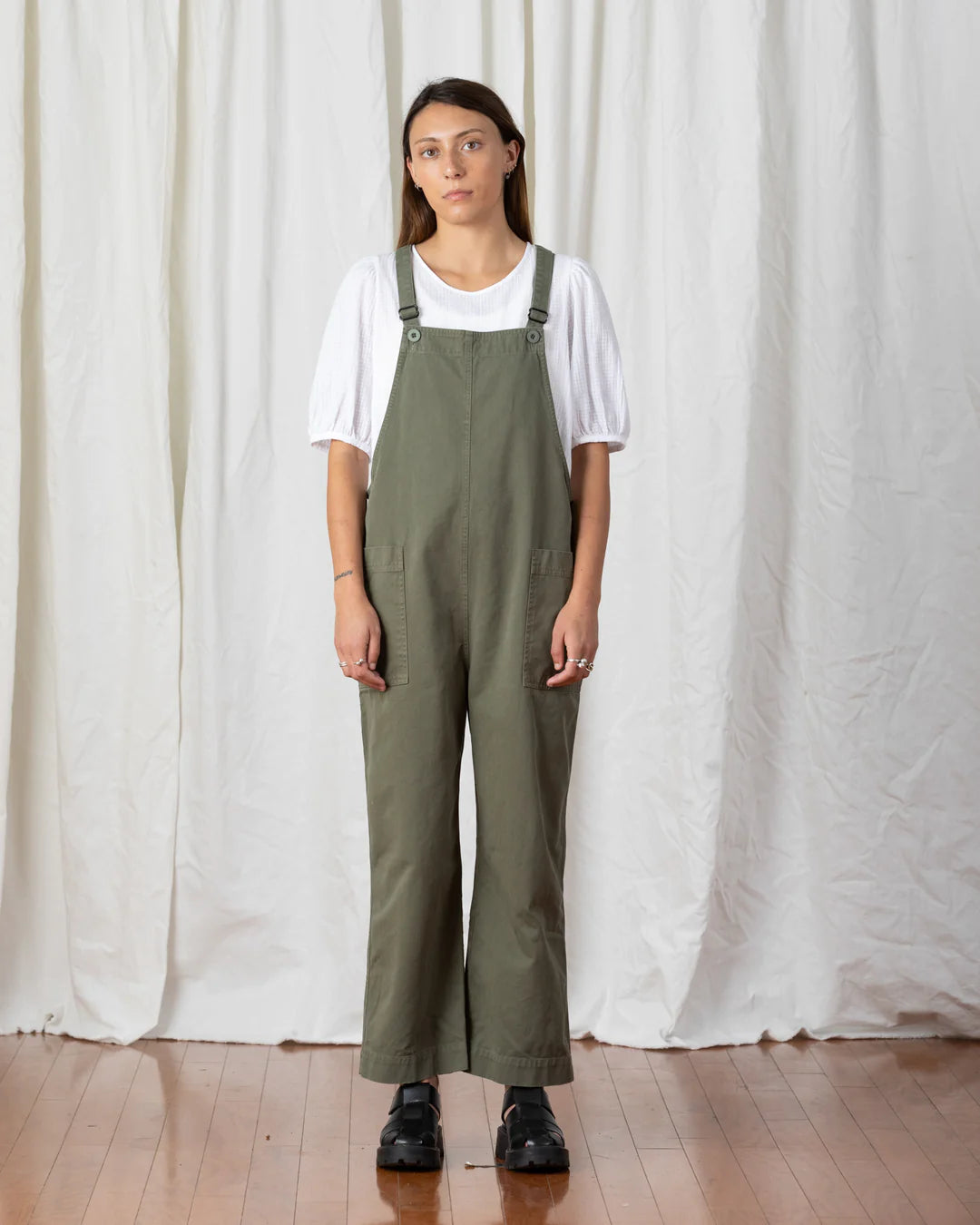 Overall Jumper - Faded Olive