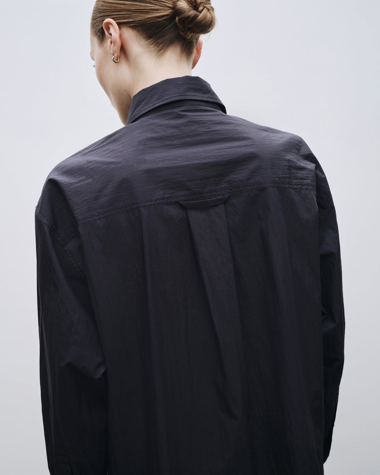 Cropped Shirt - Navy