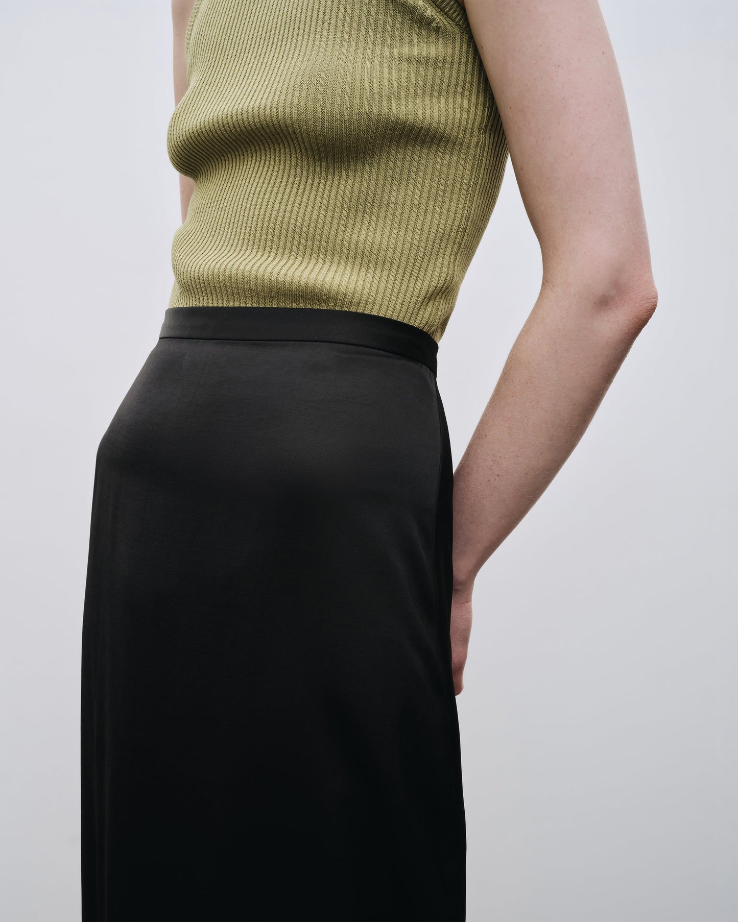 Ribbed Knit Tank - Light Green