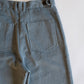 Corduroy Straight Leg Pants- Light Blue
