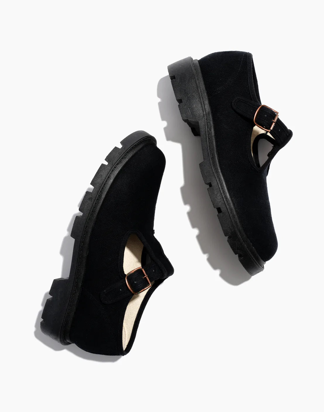 Lug Sole Mary Jane - Black