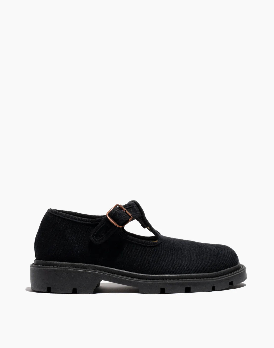 Lug Sole Mary Jane - Black