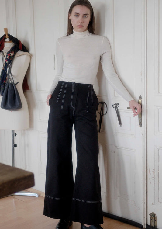 Pick Pocket Trousers- Black