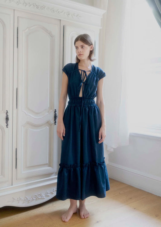 Winona Dress - Navy