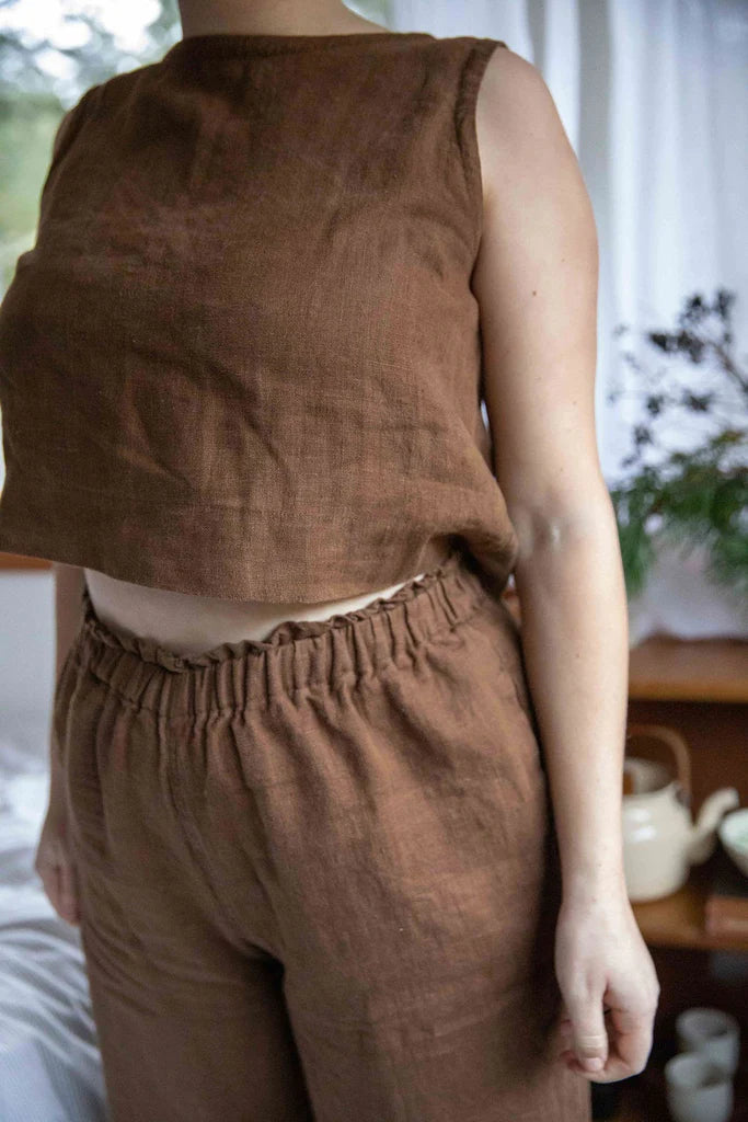 Eva Pant - Chestnut