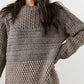 Mixed Stitch Pullover - Pebble