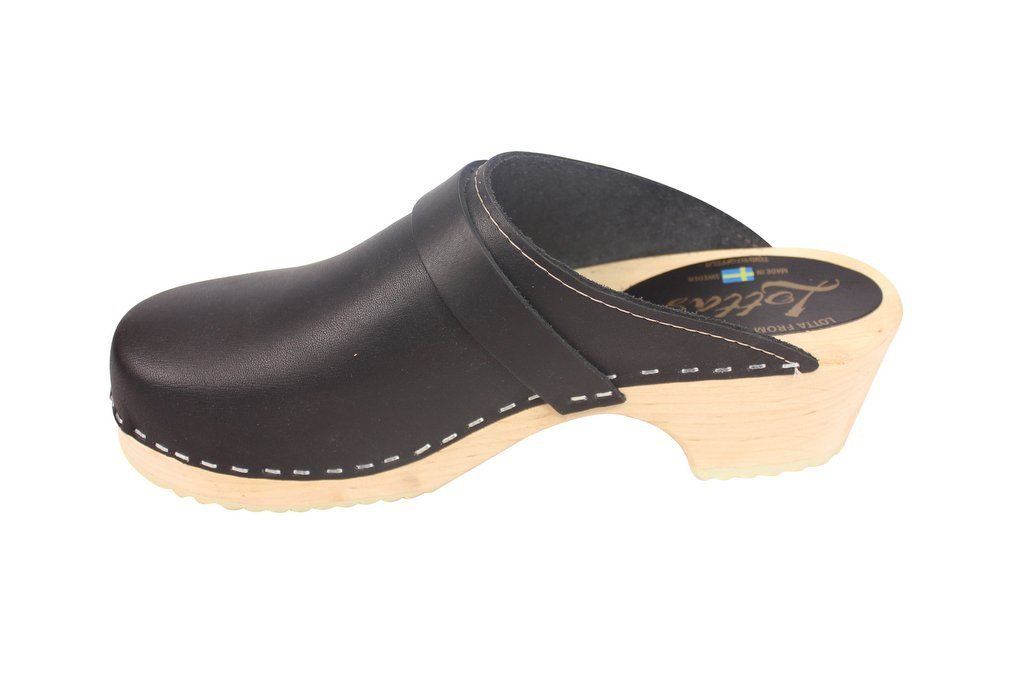 Classic Clogs with strap- Black